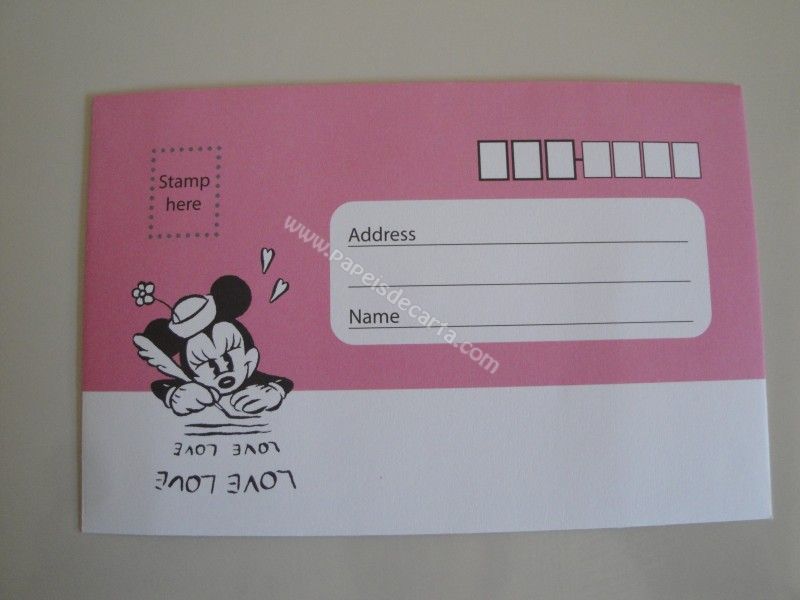 Verso do envelope