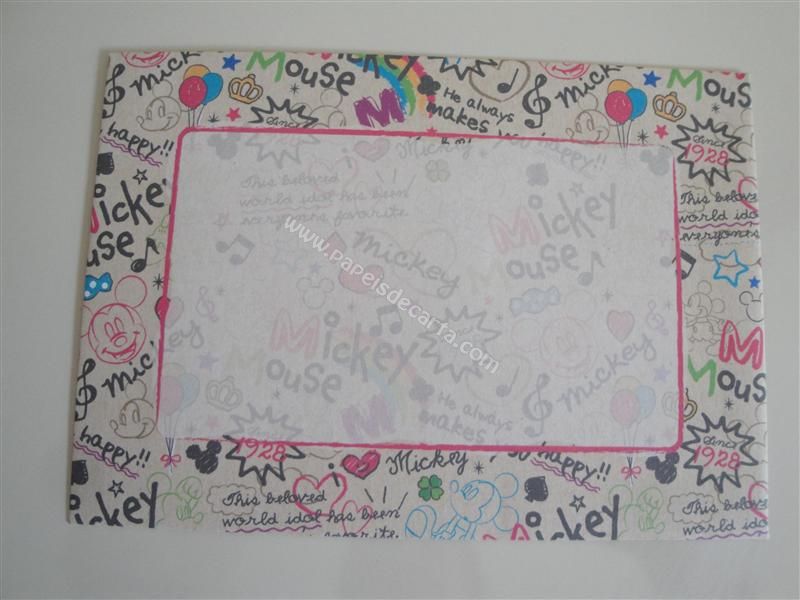 Verso do envelope