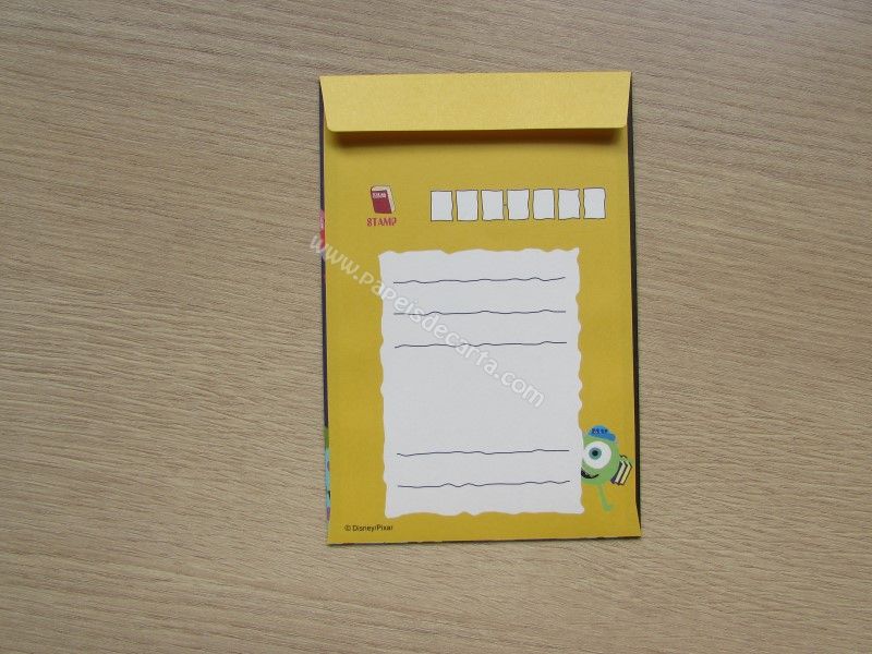 Frente do envelope