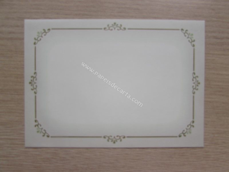 Verso do envelope