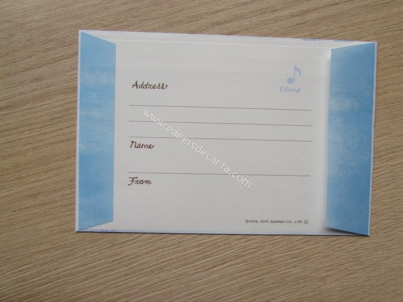 Frente do envelope