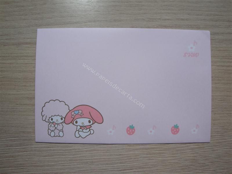 Verso do envelope