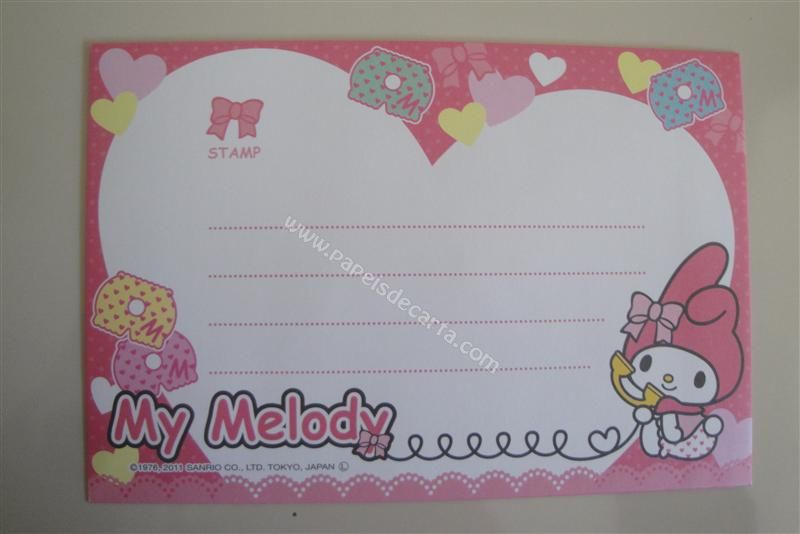 Verso do envelope