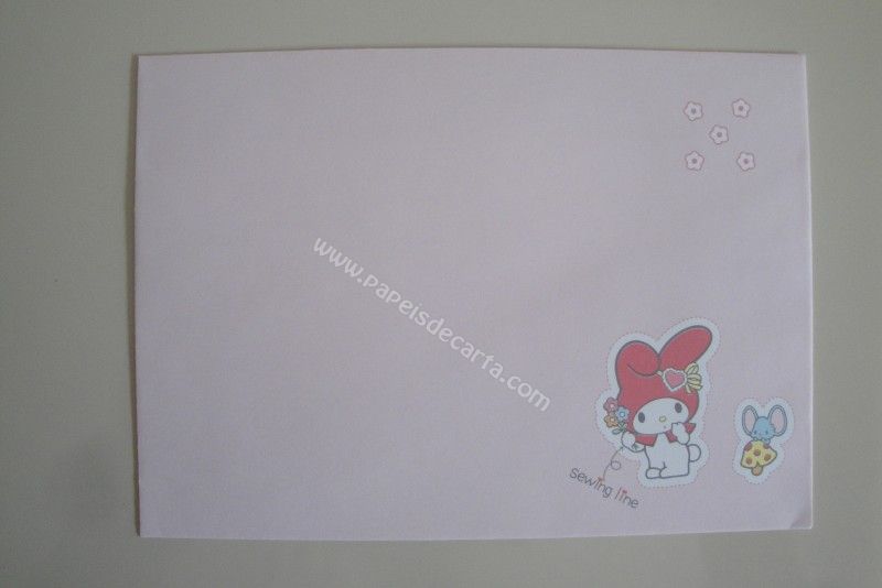 Verso do envelope