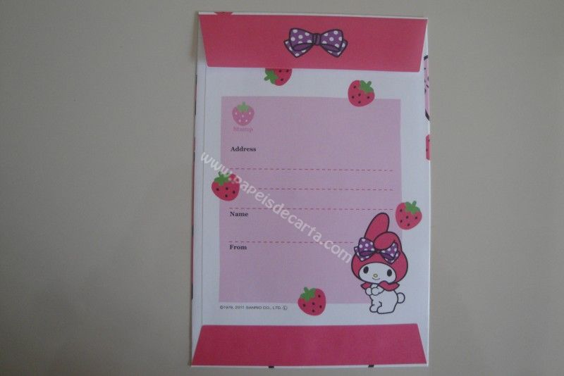 Frente do envelope