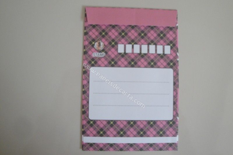 Frente do envelope