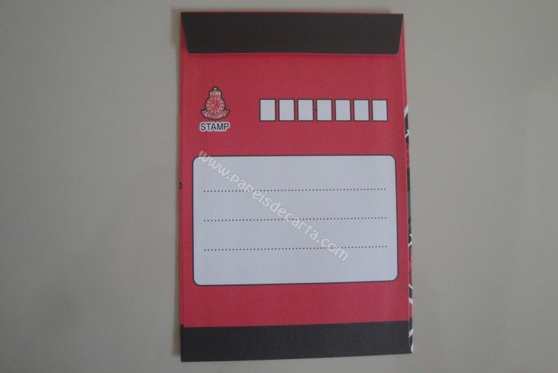 Frente do envelope