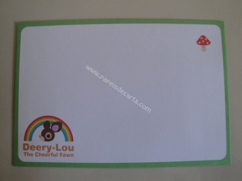 Verso do envelope