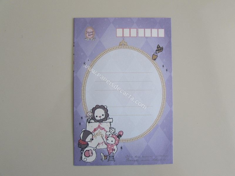 Verso do envelope