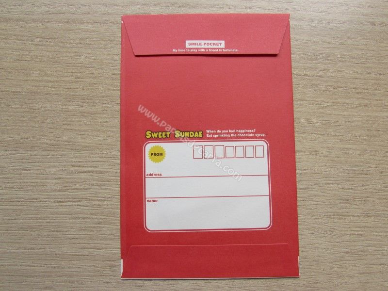 Frente do envelope