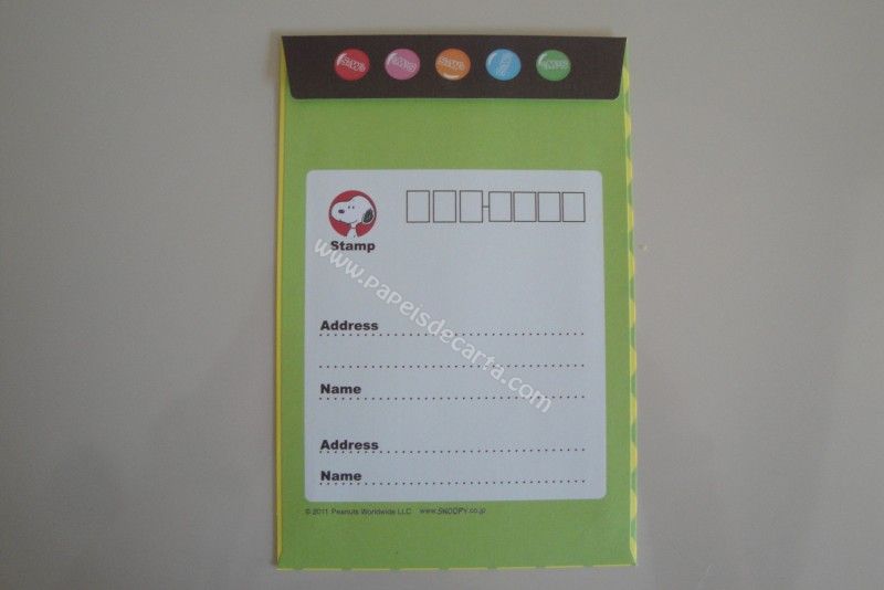 Frente do envelope