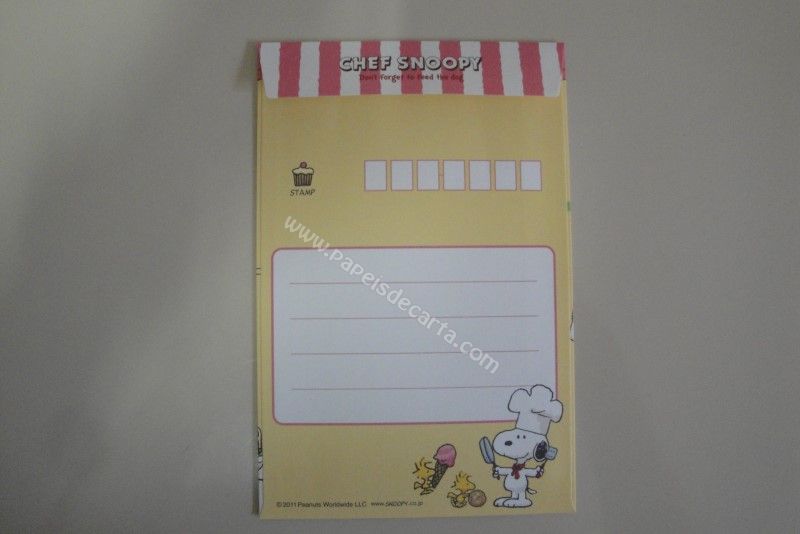 Frente do envelope