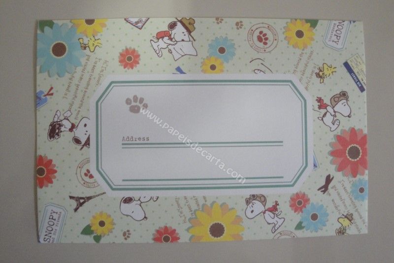 Verso do envelope