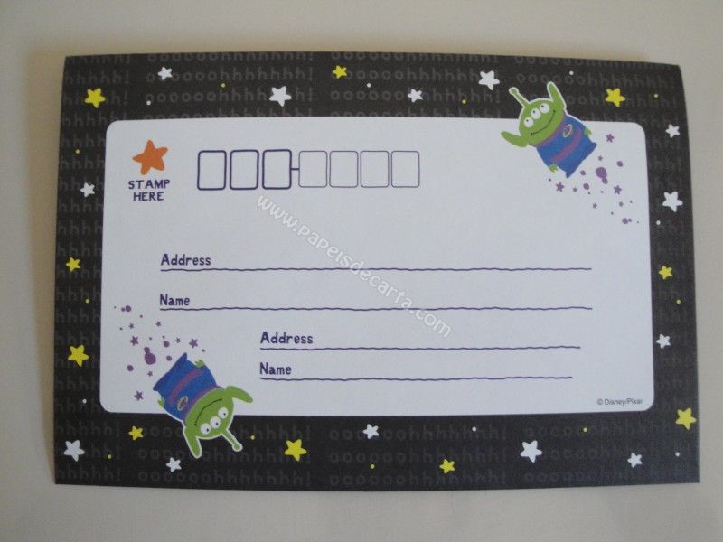 Verso do envelope