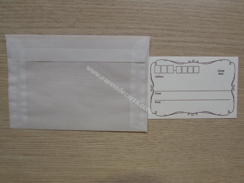 Frente do envelope