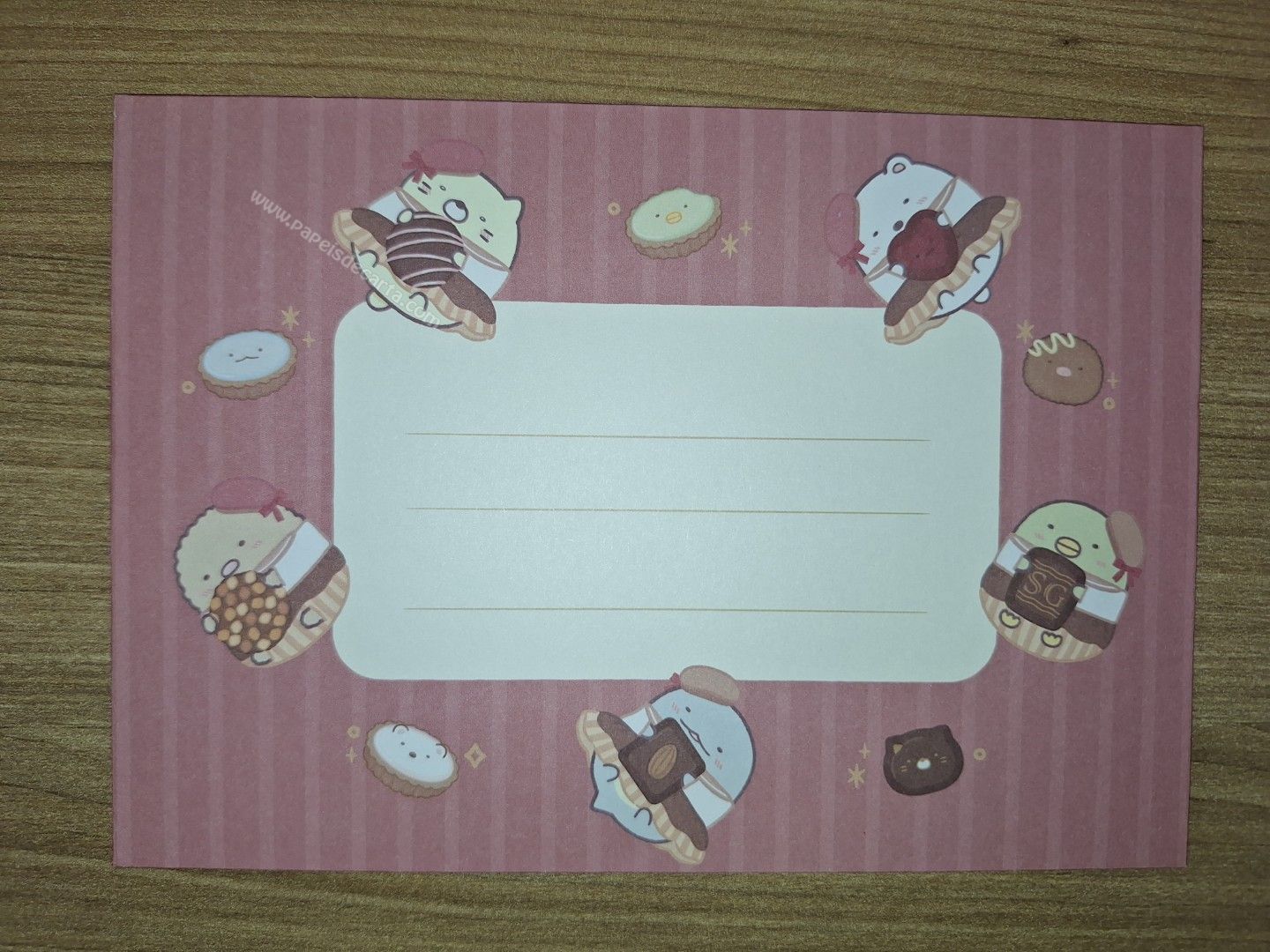 Verso do envelope