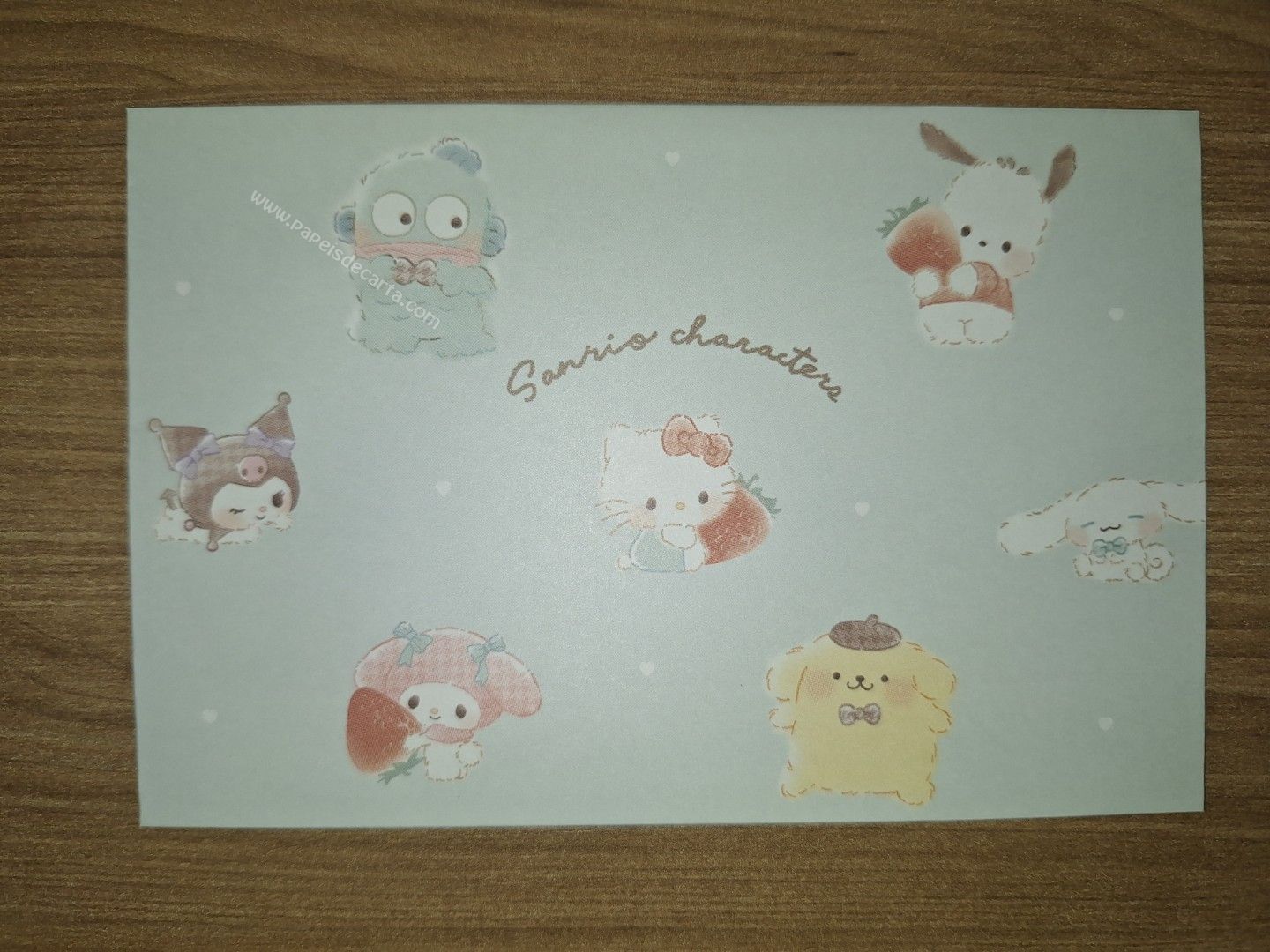 Verso do envelope