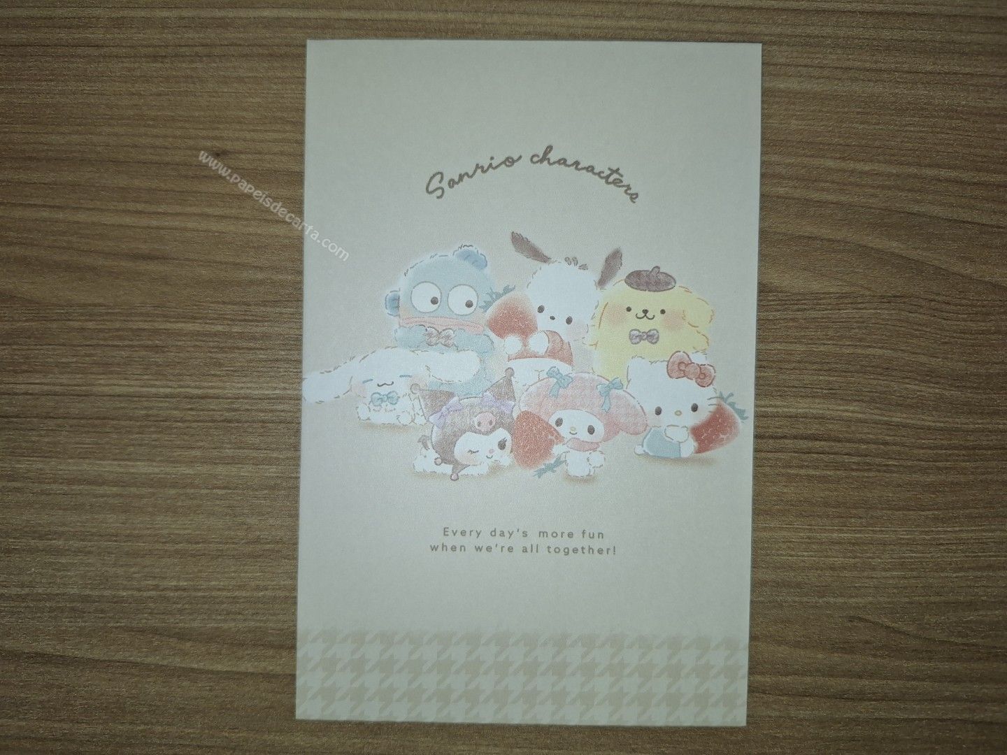 Verso do envelope