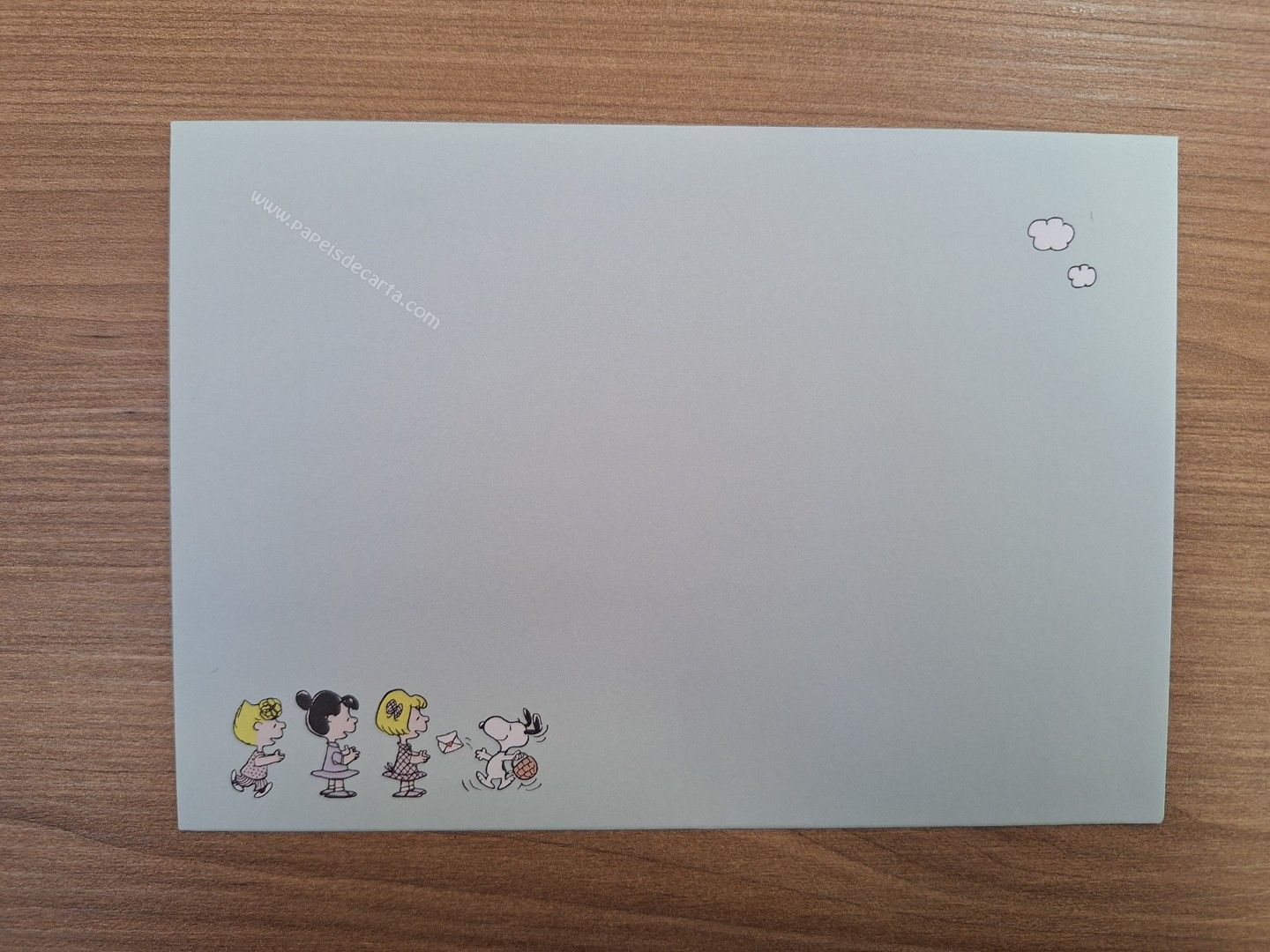 Verso do envelope