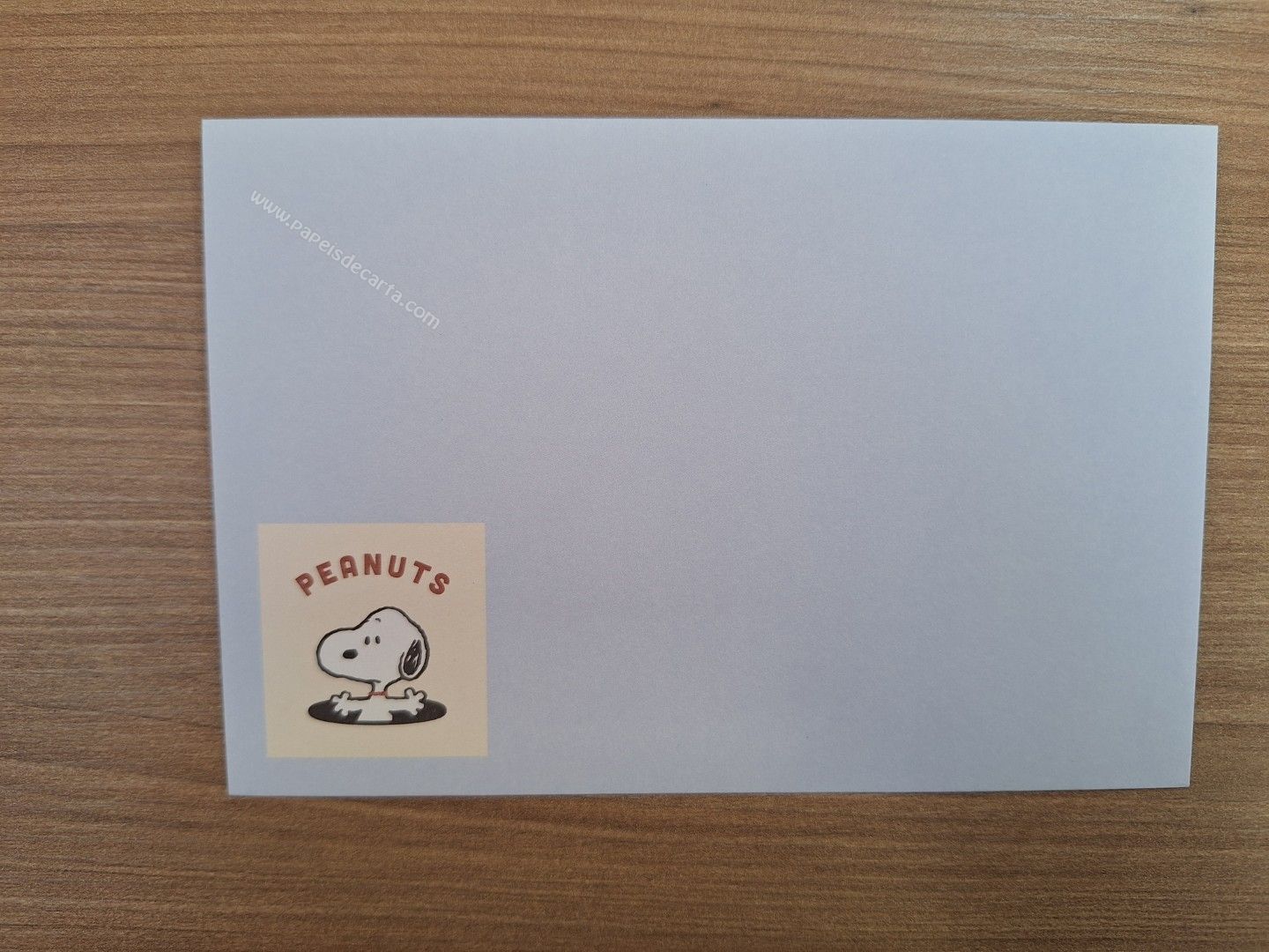 Verso do envelope