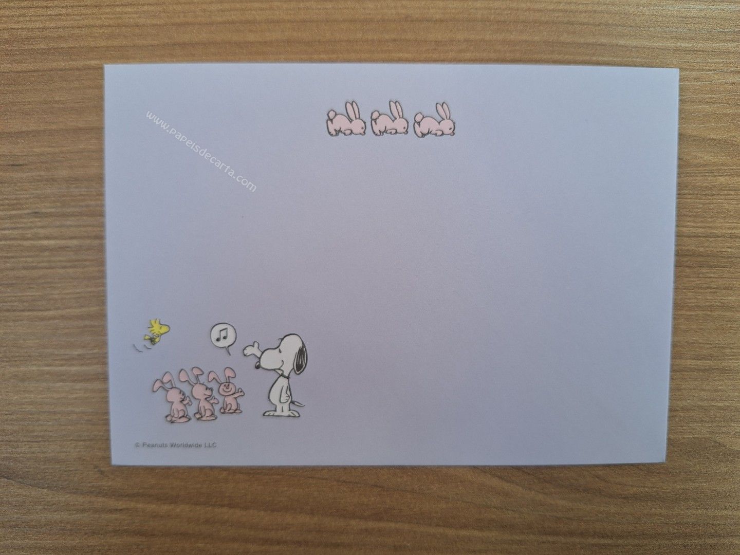 Verso do envelope