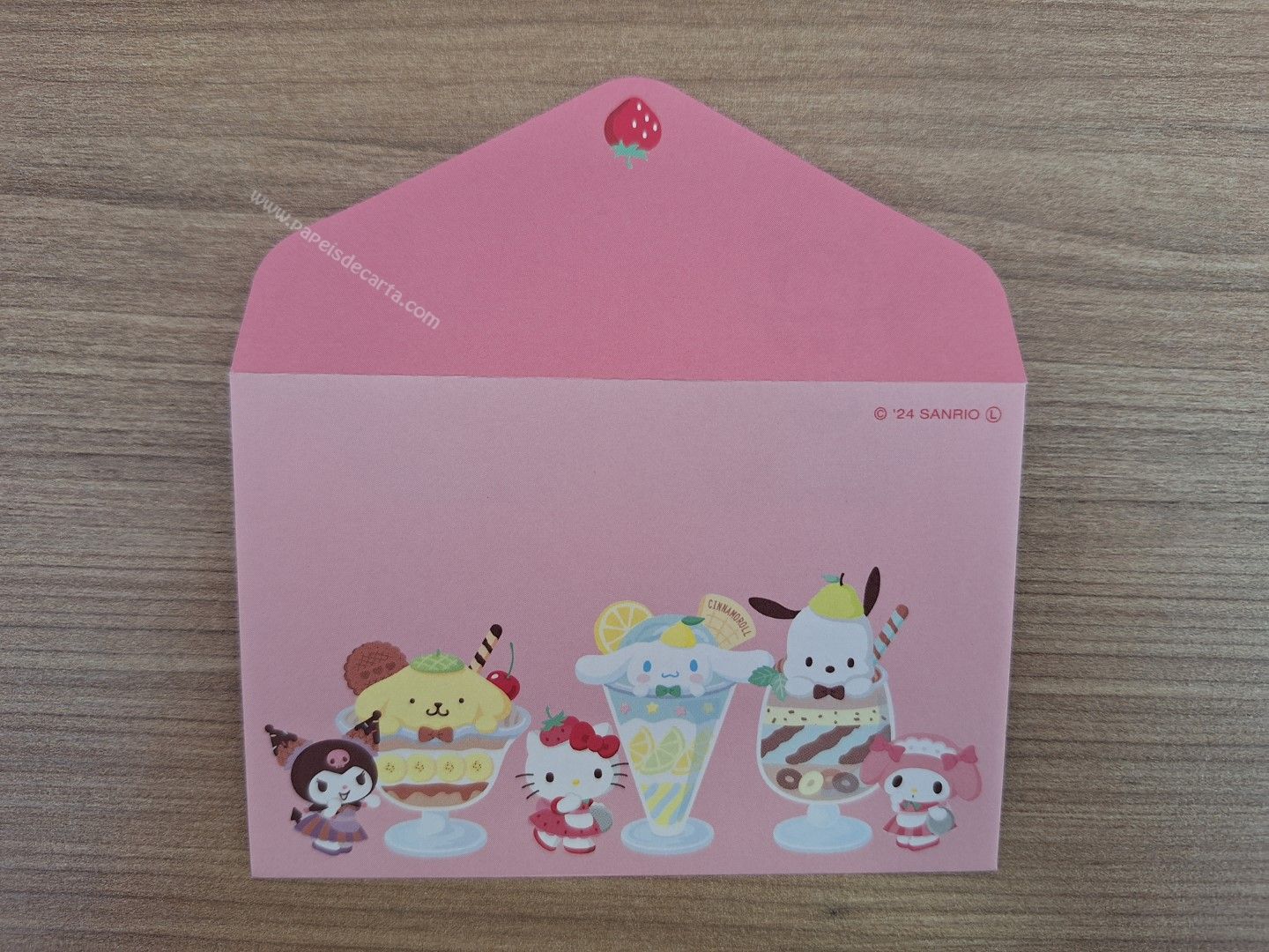 Verso do envelope