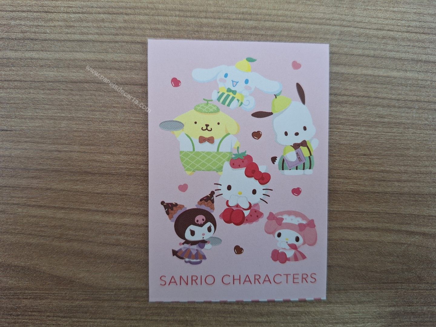 Verso do envelope