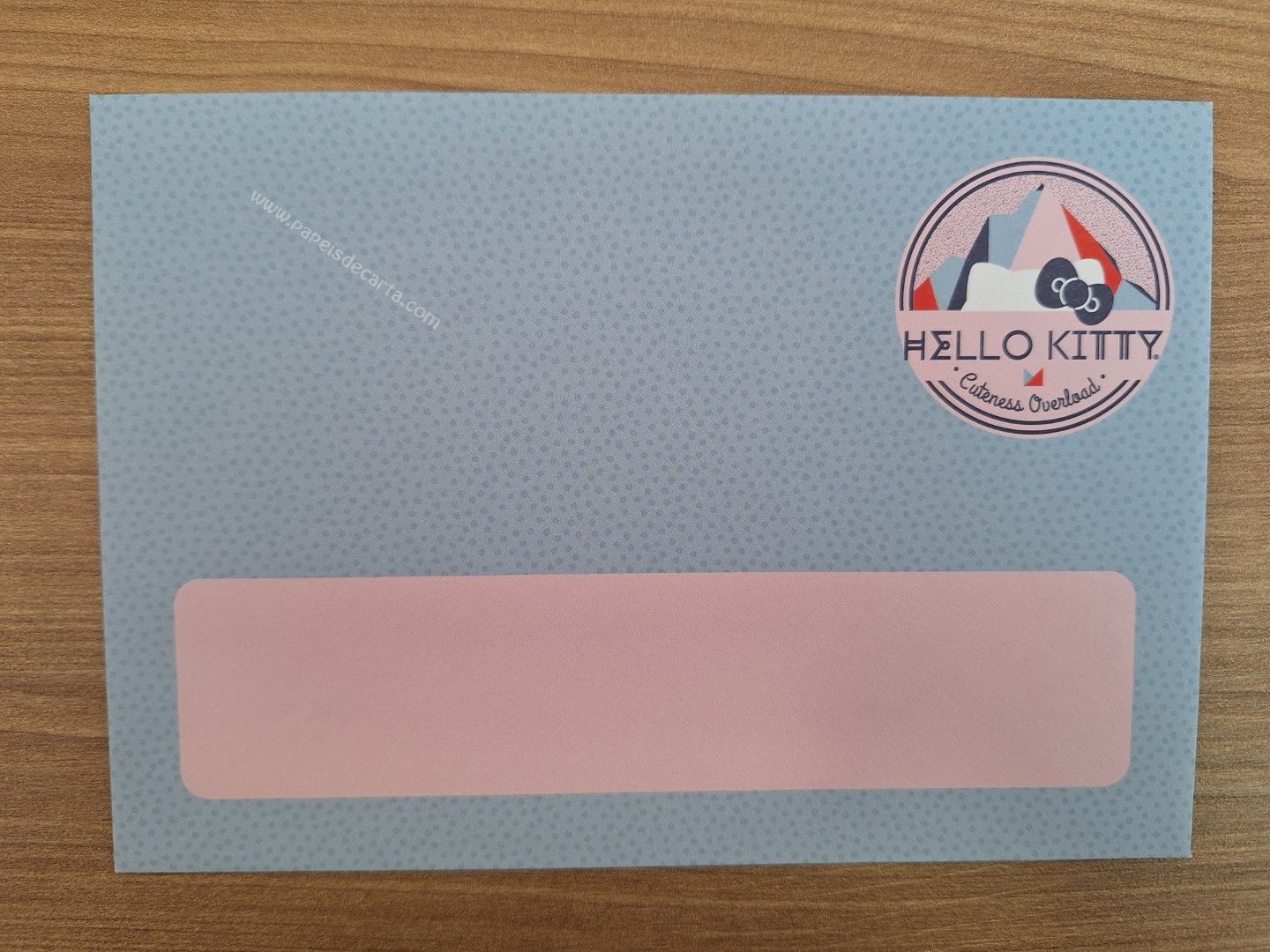 Verso do envelope