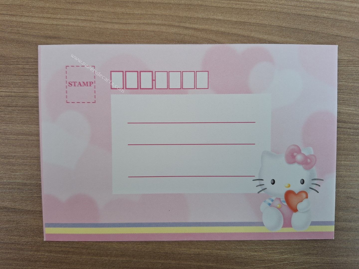 Verso do envelope