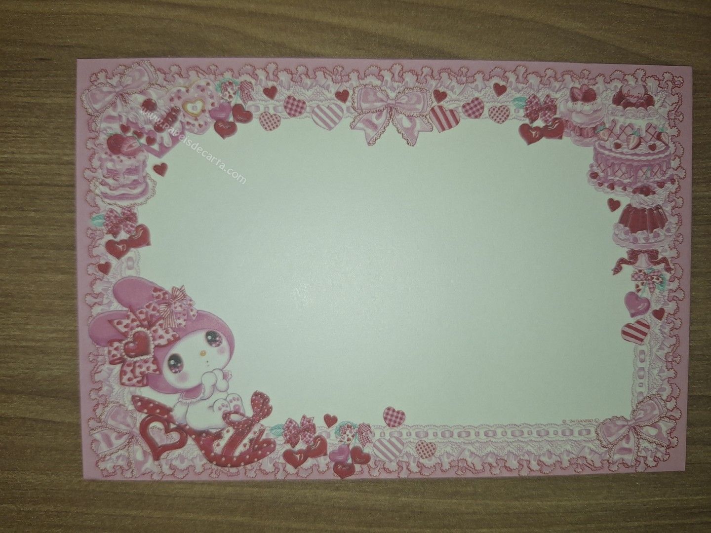 Verso do envelope