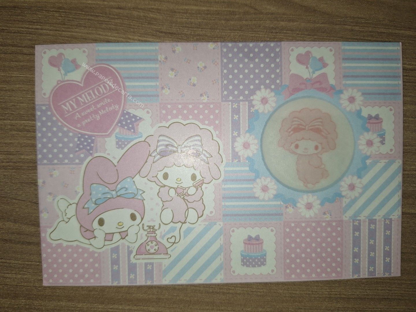 Verso do envelope