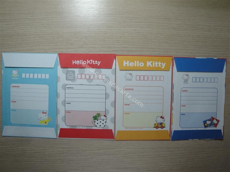 Frente dos 4 Envelopes